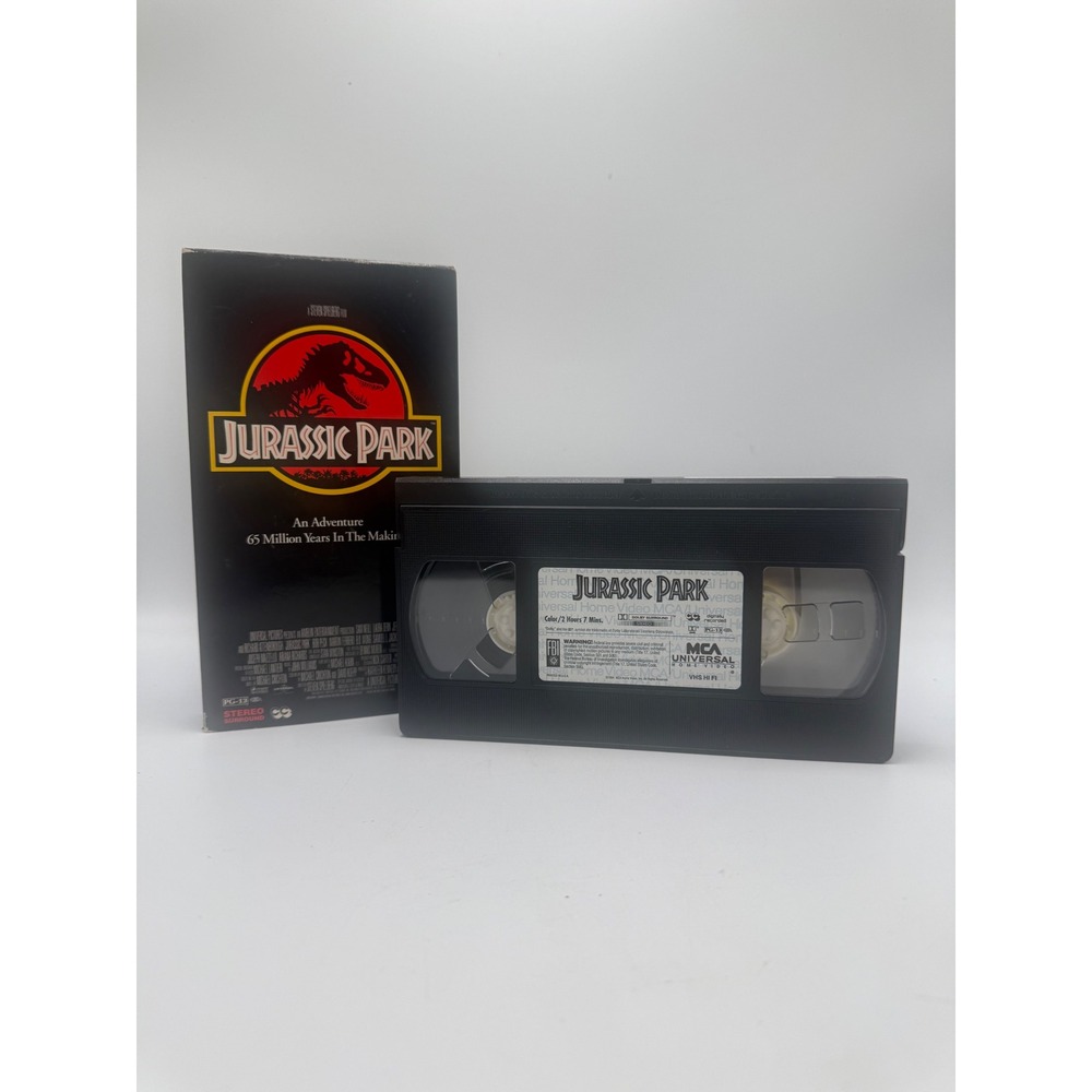 Jurassic Park VHS 1993 MCA Universal Home Video Steven Spielberg 81409 Hi-Fi